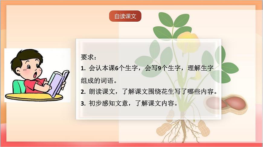 人教部编版语文五上第2课《花生》第一课时 课件第5页