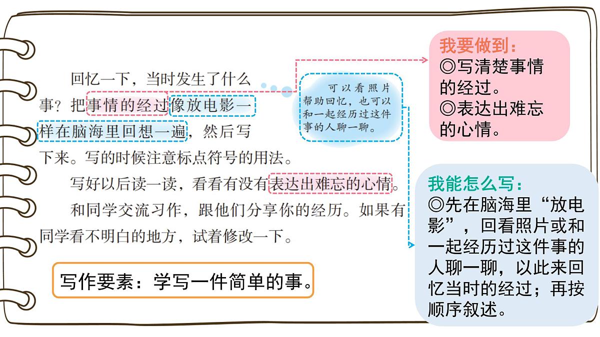 2025-2026学年度统编版语文三年级上册第八单元习作:那次经历真难忘(课件)第5页