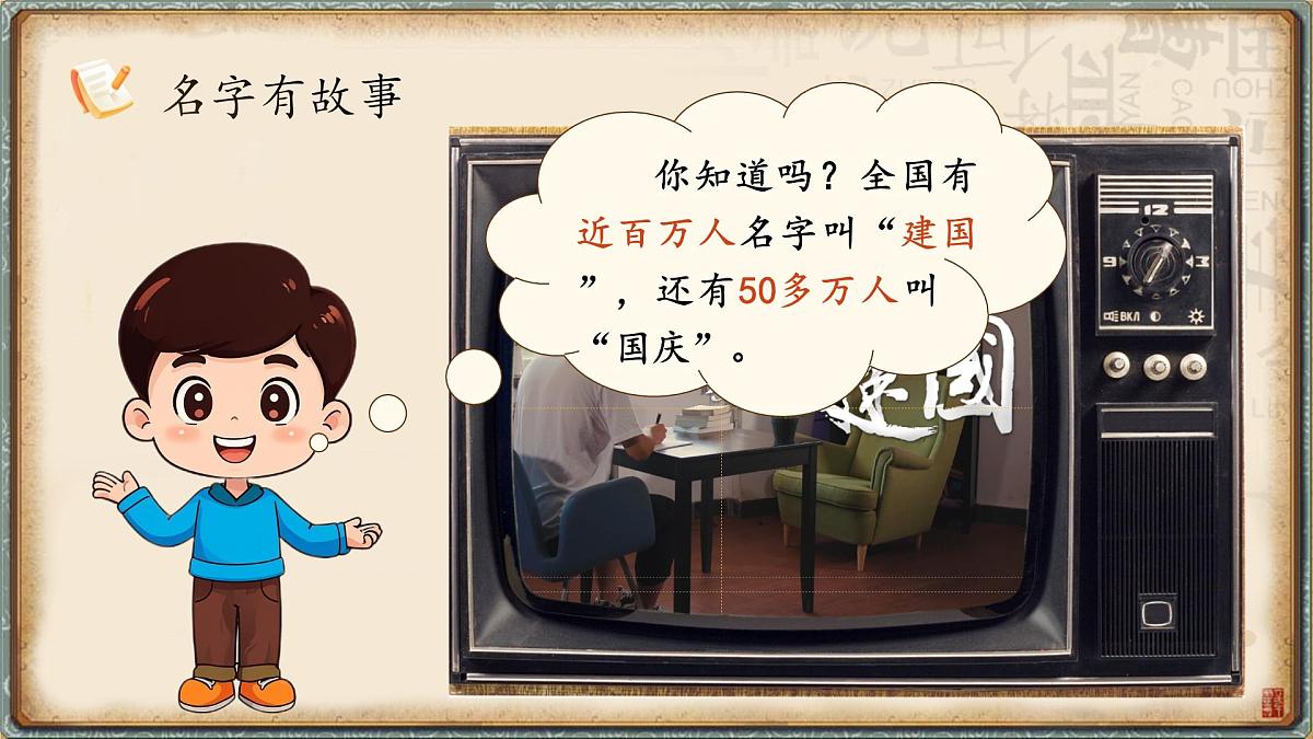【教学课件】《口语交际:名字里的故事》第7页