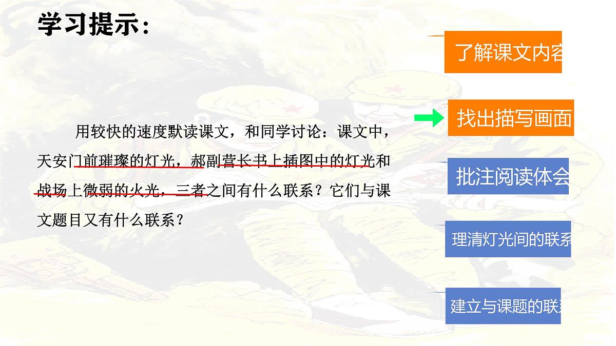 统编版六年级语文上册课件《8 灯光》第4页