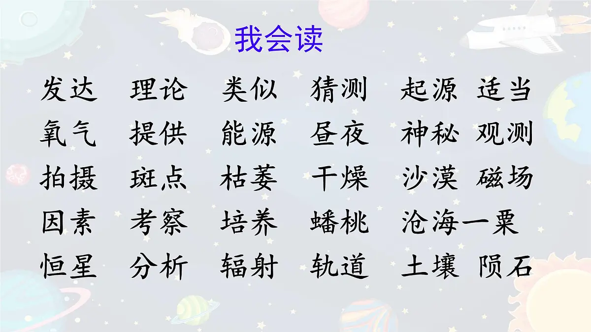 统编版语文六年级上册课件《11 宇宙生命之谜》第3页