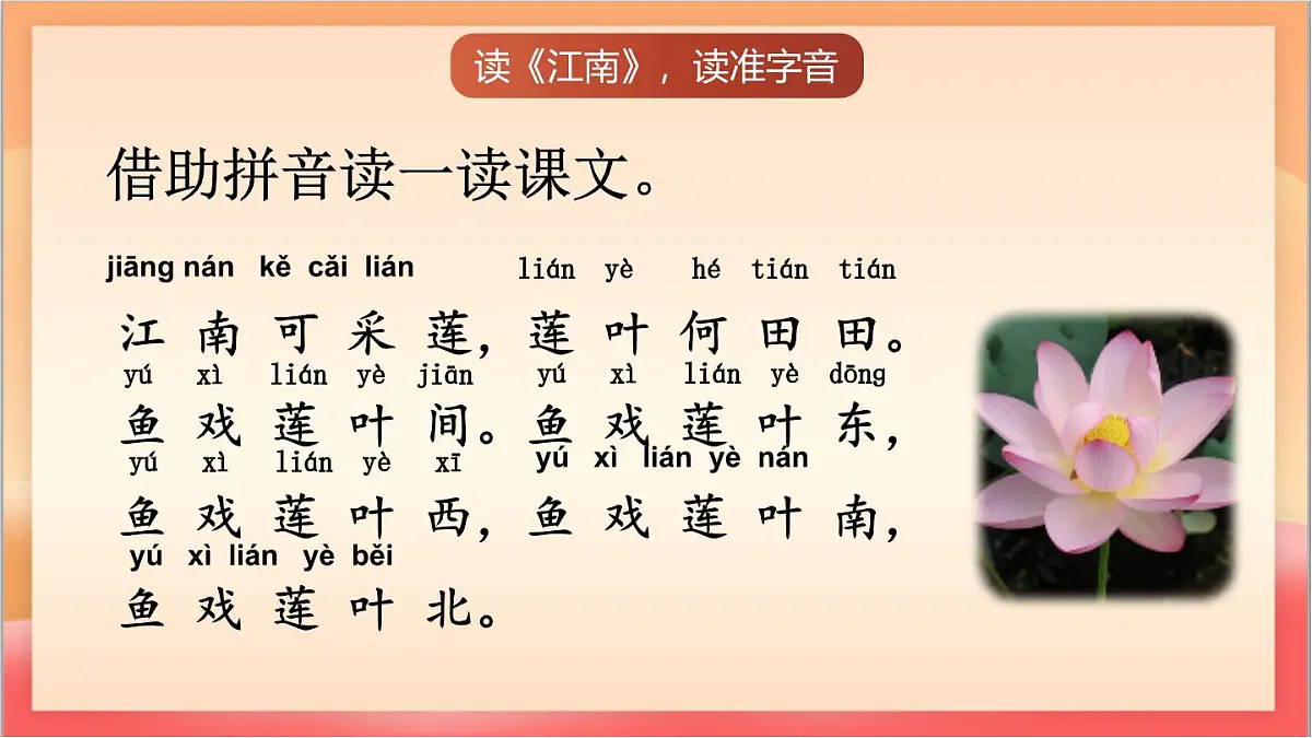 统编版(2024)语文一上 2《江南》课件第8页