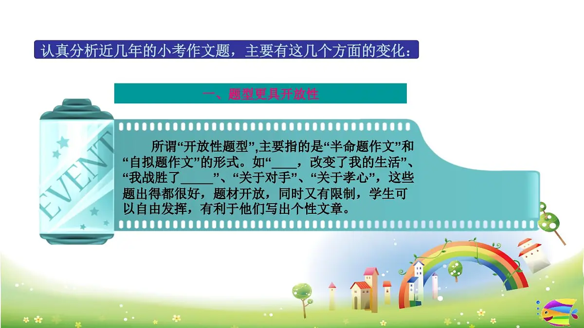 2025六年级小升初语文作文全辅导(27讲)-小考作文命题趋势课件第2页