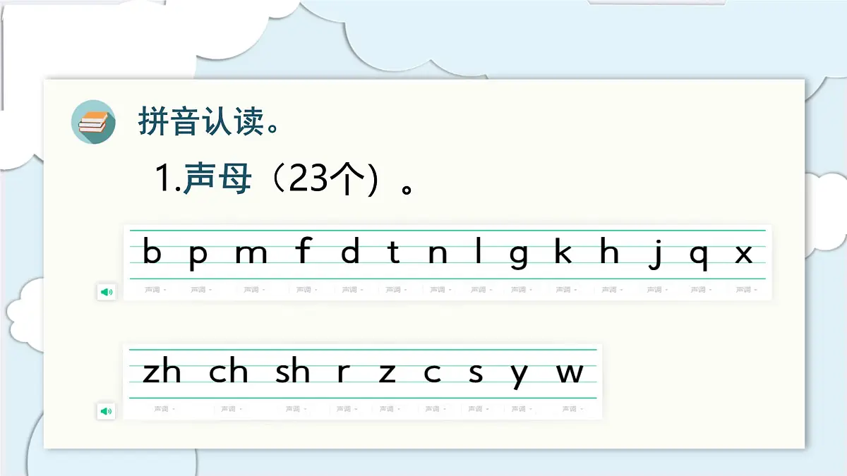 小学 语文 统编版(2024) 一年级上册(2024) 第三单元 汉语拼音第三单元复习课件第3页