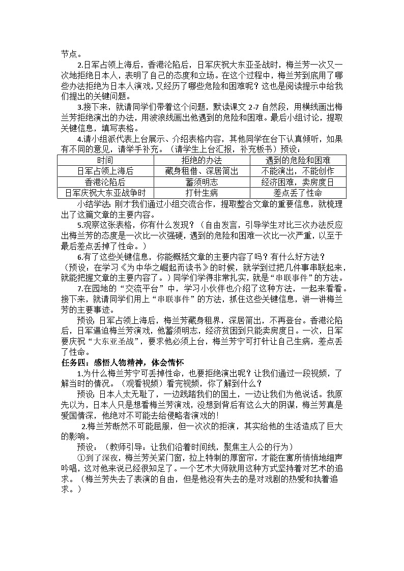 23 梅蘭芳蓄須 教案第2頁