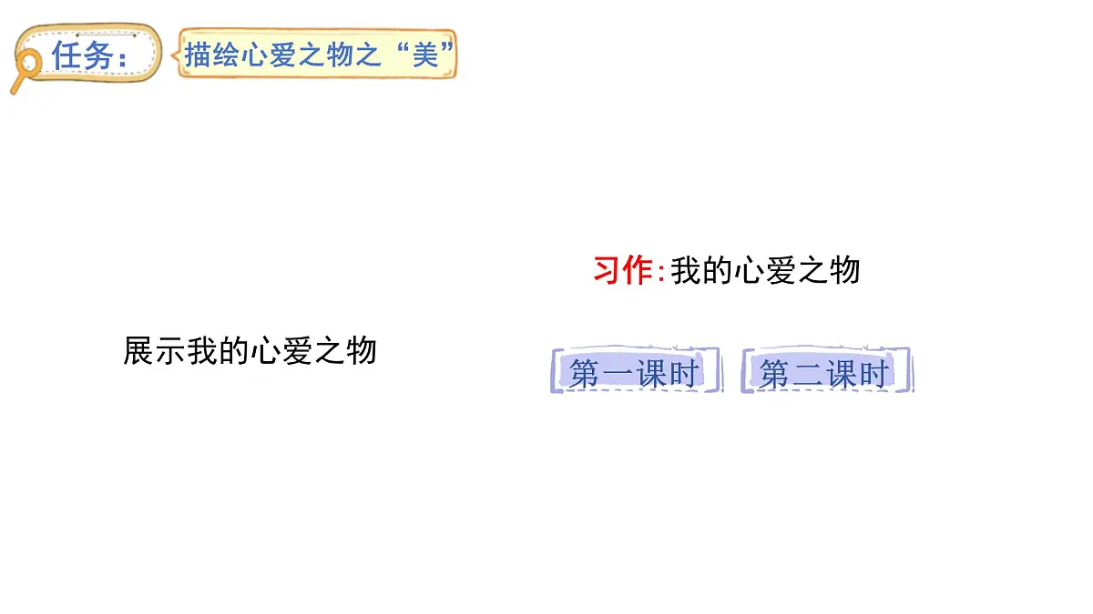 2024统编版-小学语文五年级上册第一单元习作:我的心爱之物-教学课件第1页