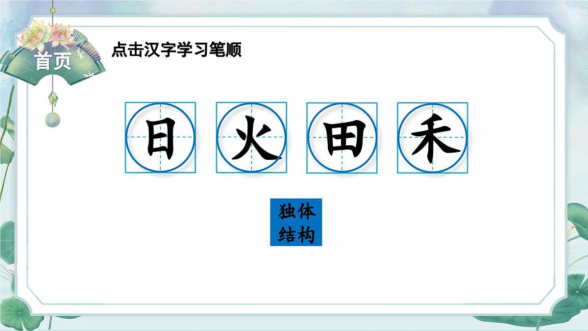 部编版语文一年级上册 识字4 日月山川 生字课件第2页