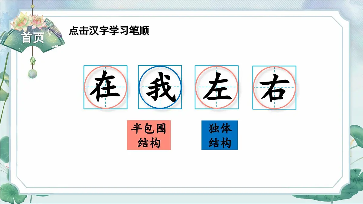 部编版语文一年级上册 6 影子 生字课件第2页