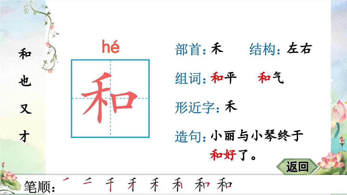 部编版语文一年级上册 7 两件宝 生字课件第3页
