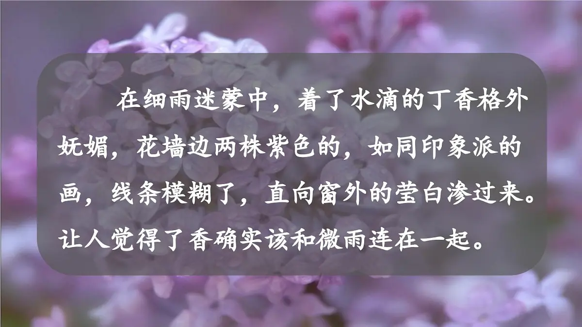 2024统编版小学语文六年级上册第一单元2.丁香结 第2课时-教学课件第4页