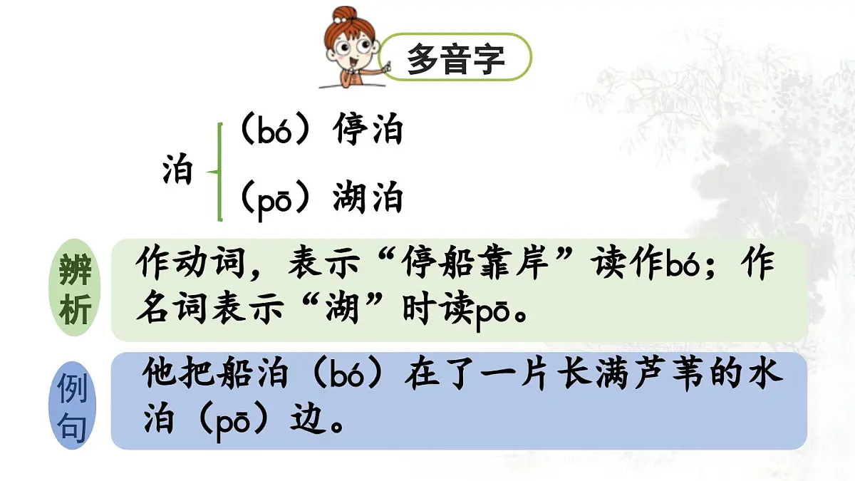 2024统编版小学语文六年级上册第一单元3.古诗词三首第1课时-教学课件第7页