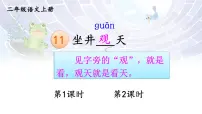 小学语文统编版（2024）二年级上册（2024）11 坐井观天备课ppt课件