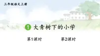小学语文人教部编版 (五四制)三年级上册大青树下的小学试讲课ppt课件