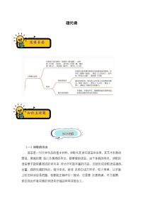 小升初语文古诗鉴赏知识点衔接——《现代诗》练习(含答案)