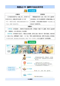 衔接点09 修辞手法及其作用(含答案)2025年小升初语文无忧衔接(统编版2024)学案