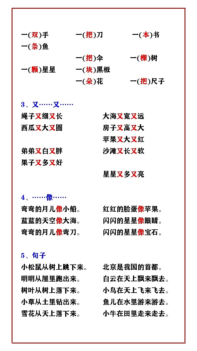 【2025秋新版】一年级语文上册精编知识点 收藏起来,熟读牢记第2页