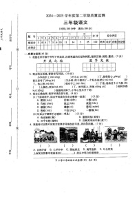 安徽省宣城市宁国市2024-2025学年三年级下学期6月期末语文试题