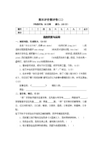 期末评价测评卷（三）—2025-2026学年五年级语文上册（统编版）（含答案）