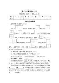 期末评价测评卷（三）—2025-2026学年二年级语文上册（统编版）（含答案）