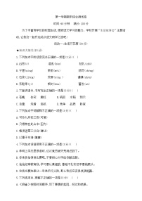 四年级上册语文期末学霸培优测试卷A  部编版  含答案