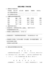 语文三年级下册（2024）习作 国宝大熊猫精品随堂练习题