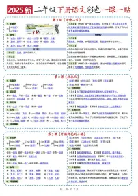 人教版小学语文《课课贴》2年级下册练习(无答案)