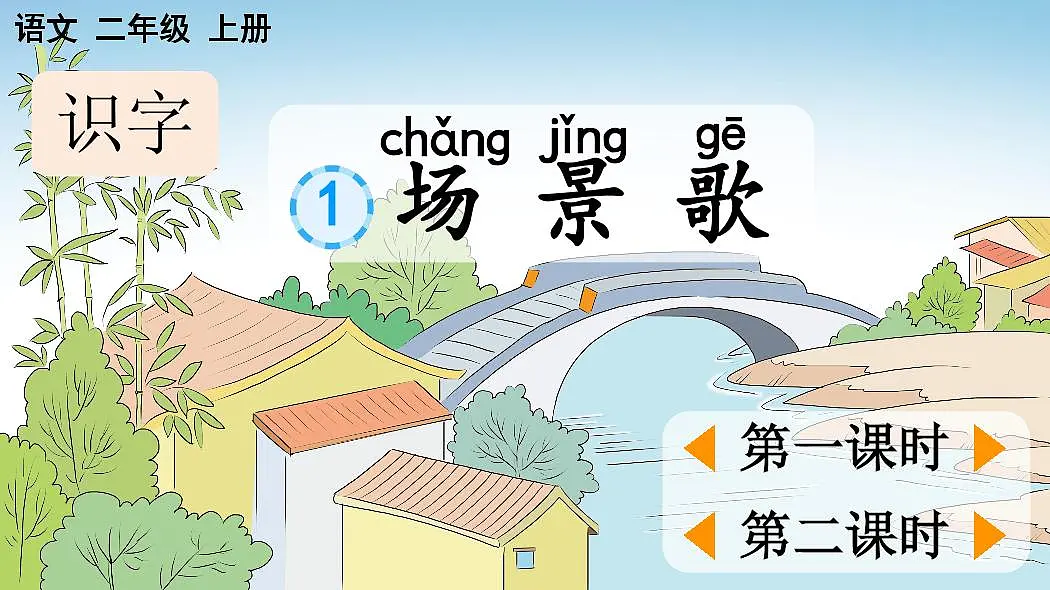 统编版语文二年级上册·识字1《场景歌》教案第2页