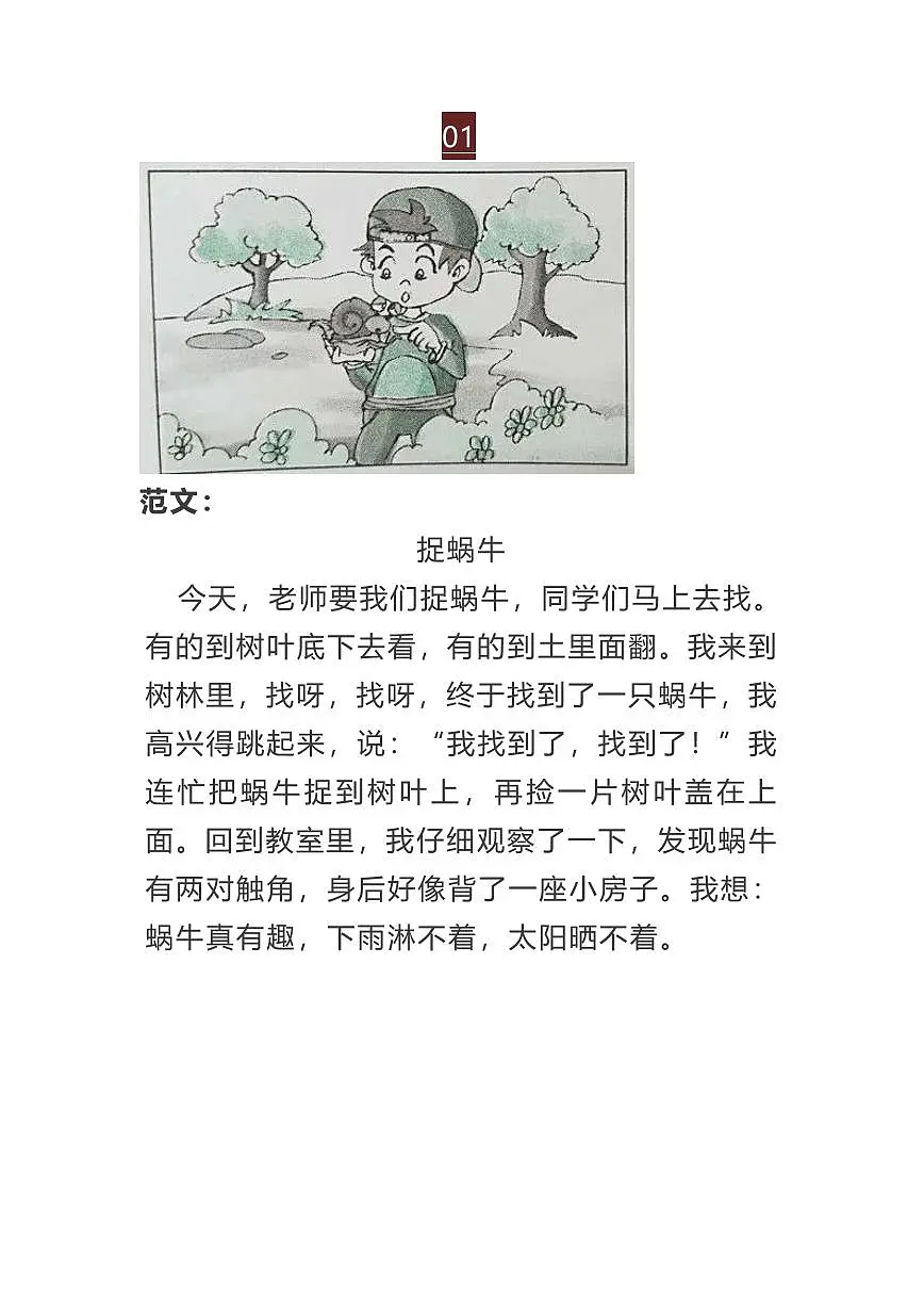 【看图写话含答案】统编版一年级语文下册学案第2页