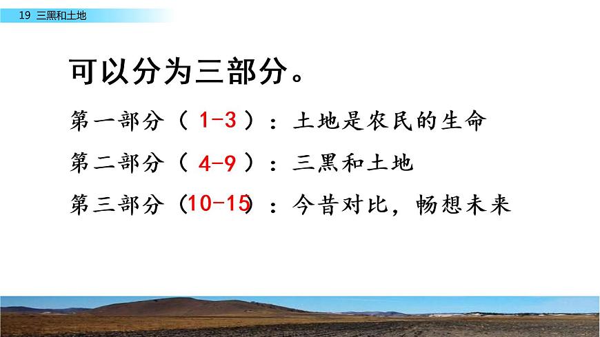 19《三黑和土地》課件第8頁