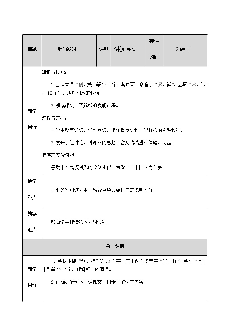 小学二年级体育教案上册表格式_教案模板格式_三年级上册综合实践表格式教案