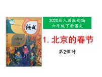 人教部编版六年级下册1 北京的春节图片ppt课件