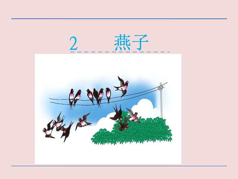2 燕子 课件第1页