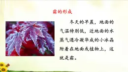 识字1《春夏秋冬》素材链接1：霜的形成 课件