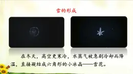 识字1《春夏秋冬》素材链接2：雪的形成 课件