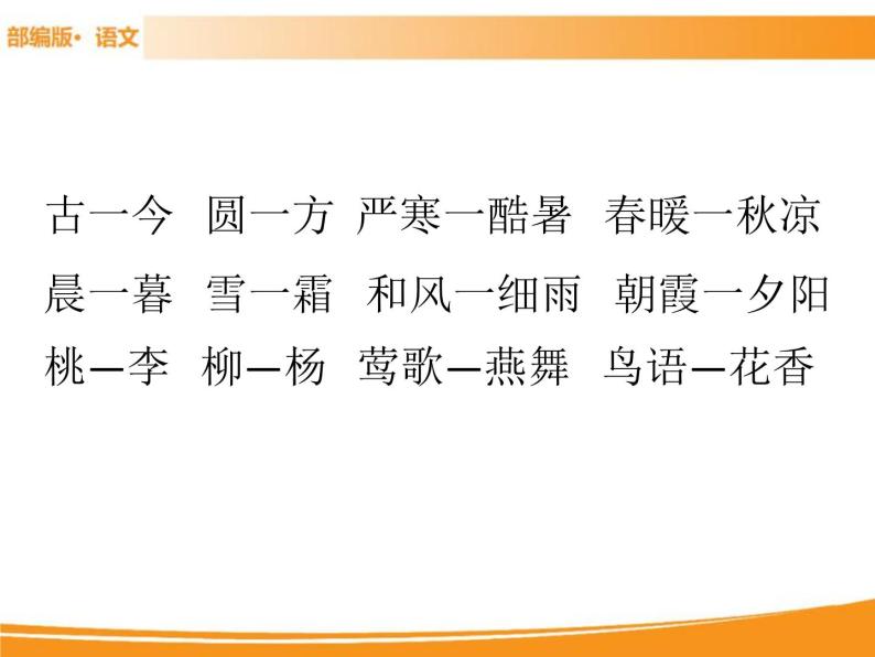 人教部编版语文一年级下册 识字6 古对今 课件02