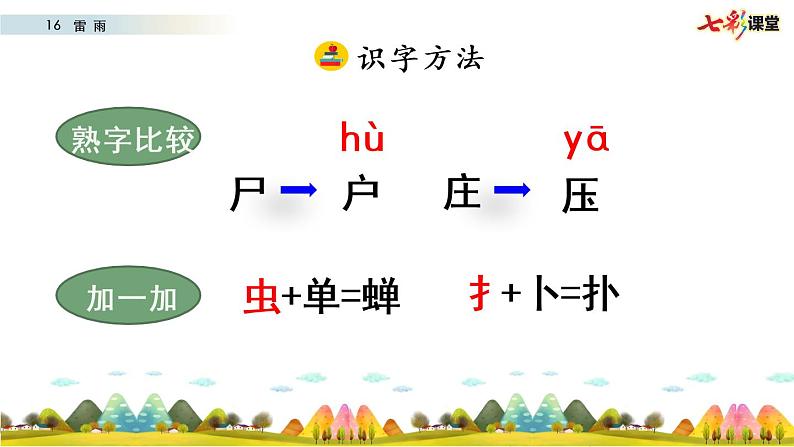 部编版二年级下册语文16 雷雨 课件07