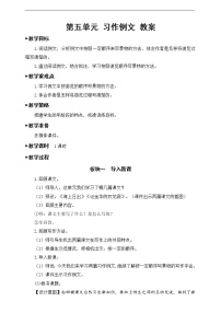 小学语文人教部编版四年级下册习作例文综合与测试优秀教学设计