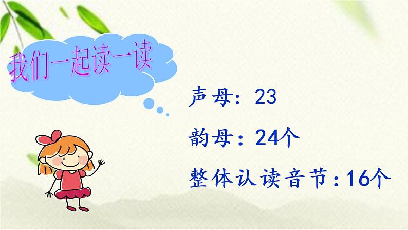 一年级语文上册汉语拼音(二三单元)复习 课件05