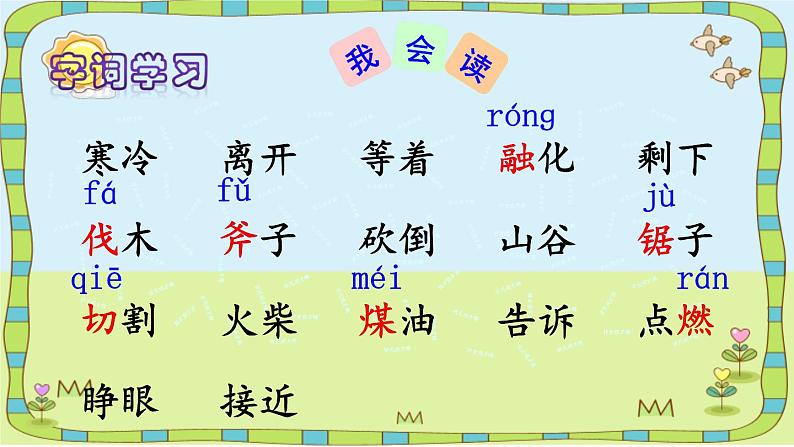 三年级语文PPT《去年的树》课件03
