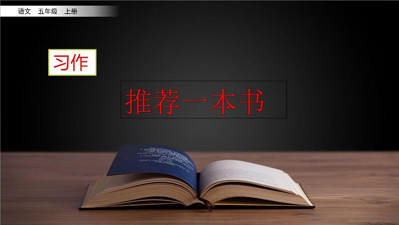 五年级上册第八单元 习作:推荐一本书 课件02