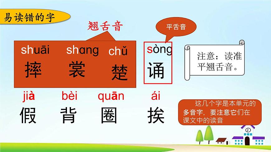 部編版語文三上 第一單元復(fù)習(xí)課件第3頁