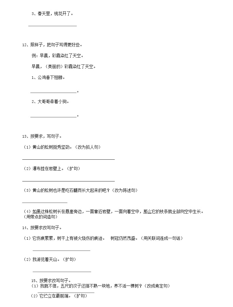 部编版语文22小升初句法扩写句子(11页)04