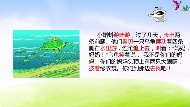 部編版二上語文1小蝌蚪找媽媽課件010