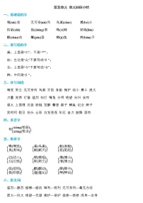 小学语文人教部编版四年级上册第八单元单元综合与测试精品当堂检测题