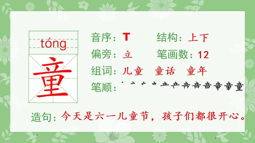1 古詩二首（生字課件）第4頁