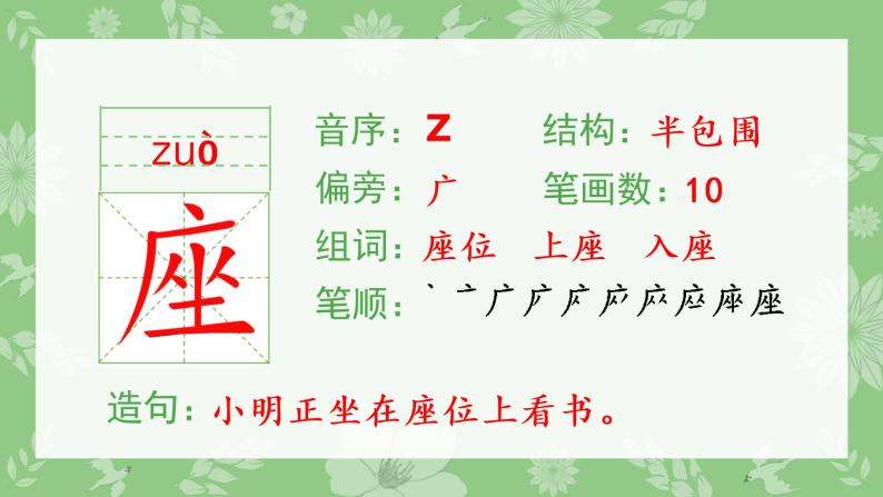 人教部编版语文二年级下册 13 画杨桃（生字+听写）PPT课件05