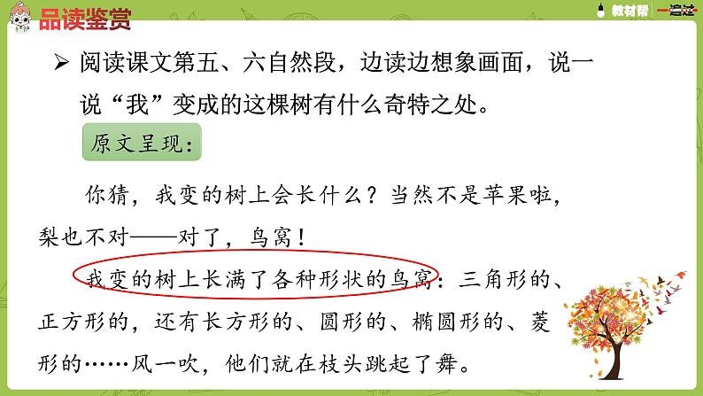 部编版三年级语文下册 第5单元 17.《我变成了一棵树》(PPT课件)02