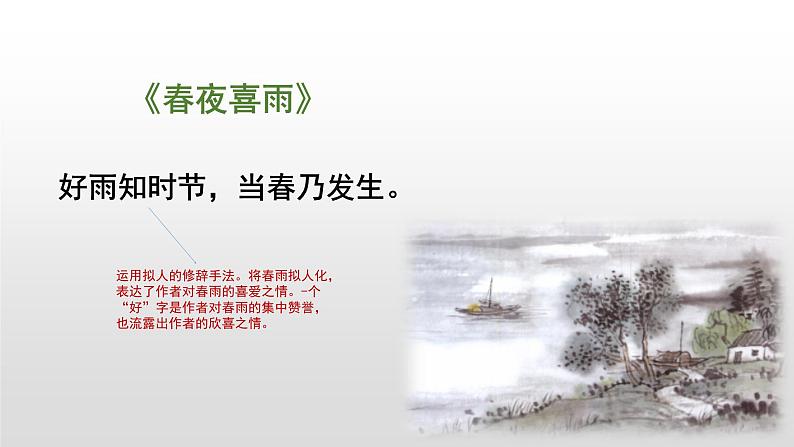 六年级下册语文课件-春夜喜雨(部编版)04