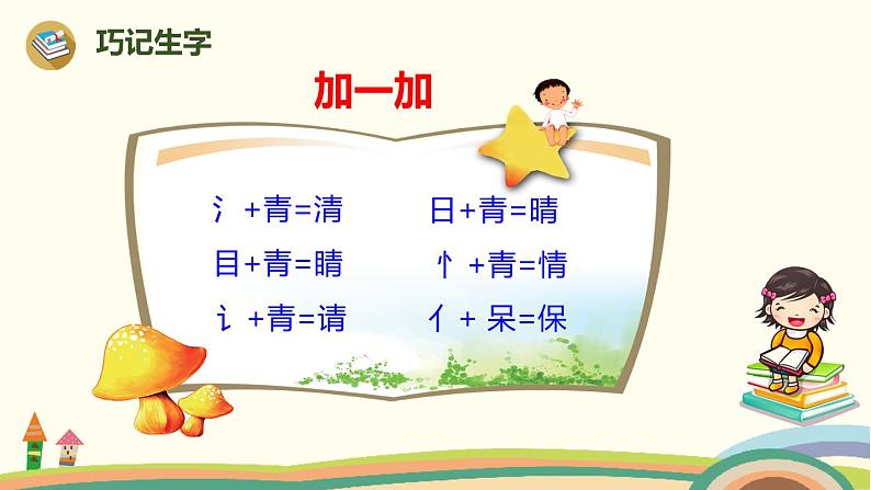 人教部编版语文一年级下册:识字(一) 3 小青蛙第7页