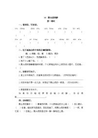 語文人教部編版10 爬山虎的腳導學案